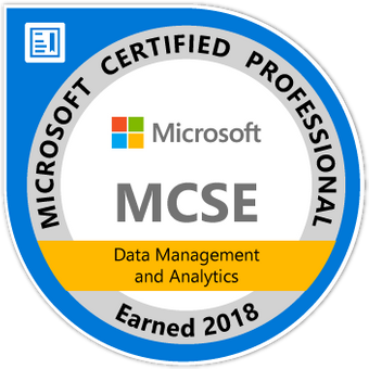 MCSE: Data Management & Analytics 2018